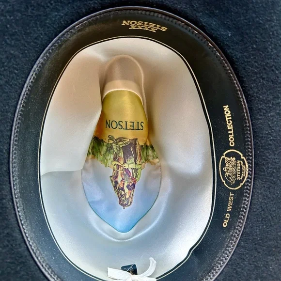 Stetson GUS 4X Black Felt Hat. Old West Collection - Picture 5 of 8